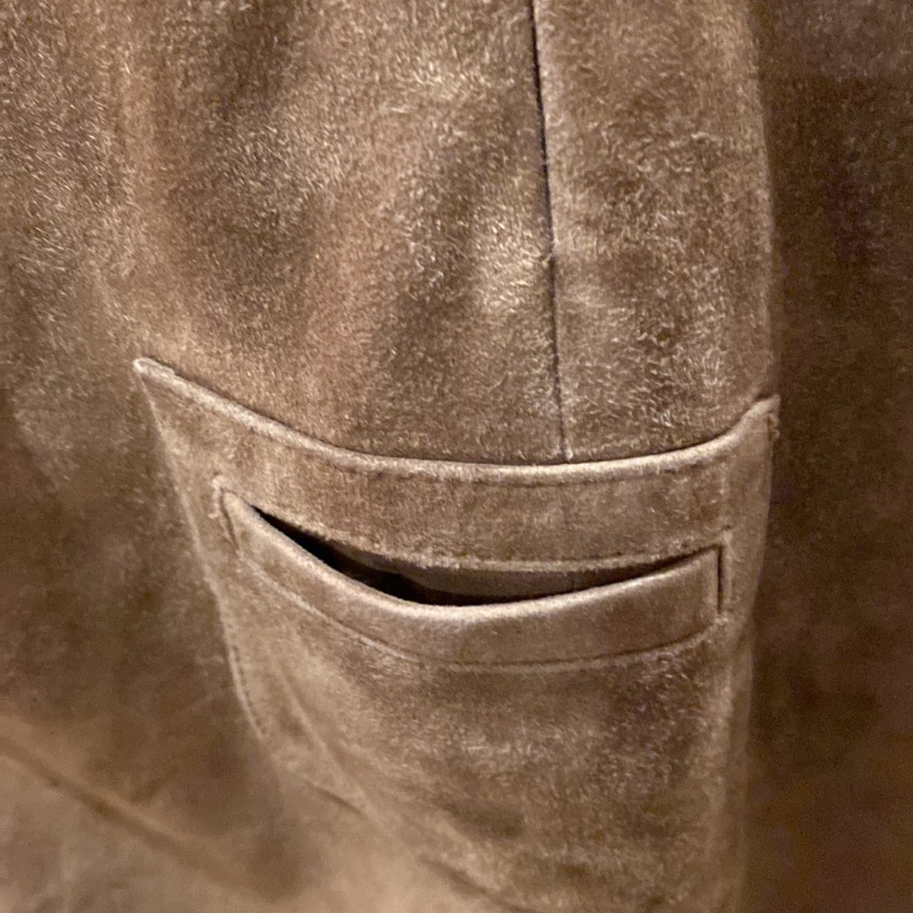 Faconnable brown suede lined skirt wrap knee length-12-Bundle discount - Picture 11 of 12